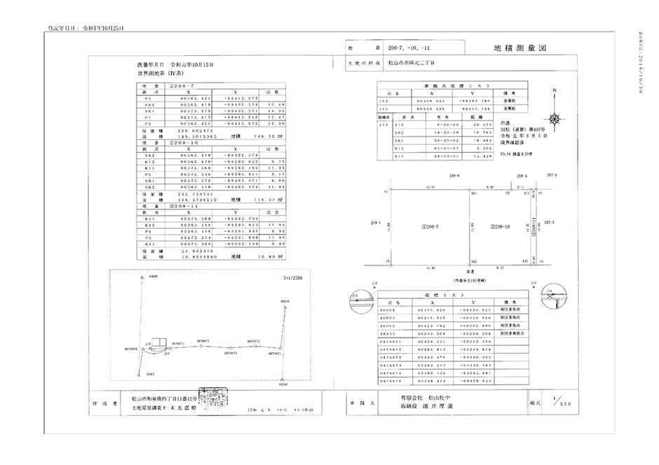 市坪北2区画分譲地